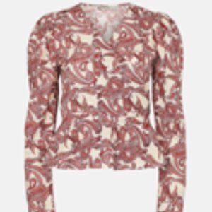 NWT Paisley Wrap Top Oasis (UK)